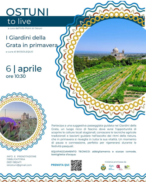 I giardini della Grata in primavera