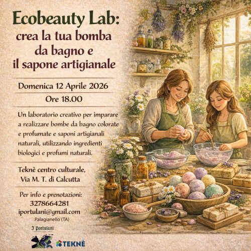 Ecobeauty Lab: crea la tua bomba da bagno e il sapone artigianale