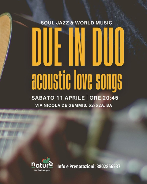 Love songs a round the world: Due in Duo live