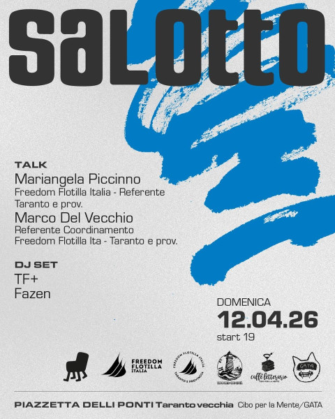 Salotto Elettronico ospita Freedom Flotilla Italia