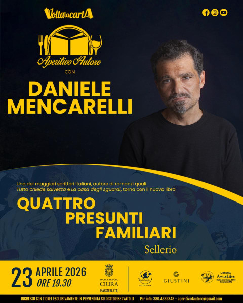 Aperitivo d'Autore con Daniele Mencarelli
