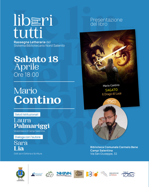 Romanzo fantasy: SAGATO, IL DRAGO DI LUCE, di Mario Contino