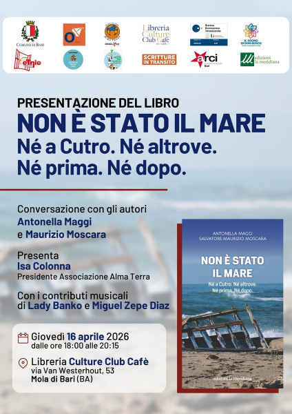 Presentazione libro ' NON E' STATO IL MARE'