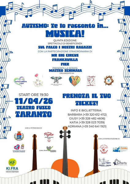 Autismo… te lo racconto in musica