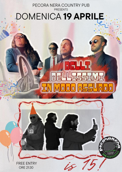 HAPPY BEERTHDAY PECORA NERA  Belli Bellissimi in modo assurdo in concerto