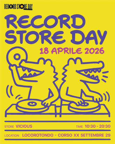 Record Store Day 2026 - Vicious - music selections & showcase live