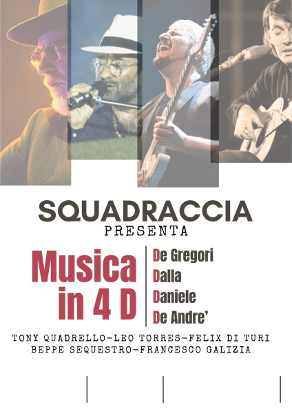La musica d'autore: Tony Quadrello - Musica in 4D