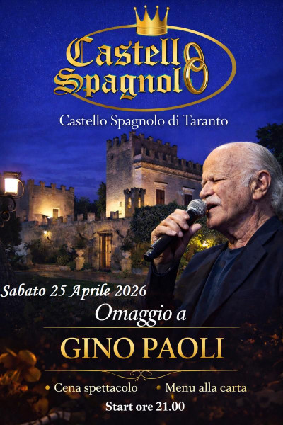 Omaggio a Gino Paoli  Cena Spettacolo