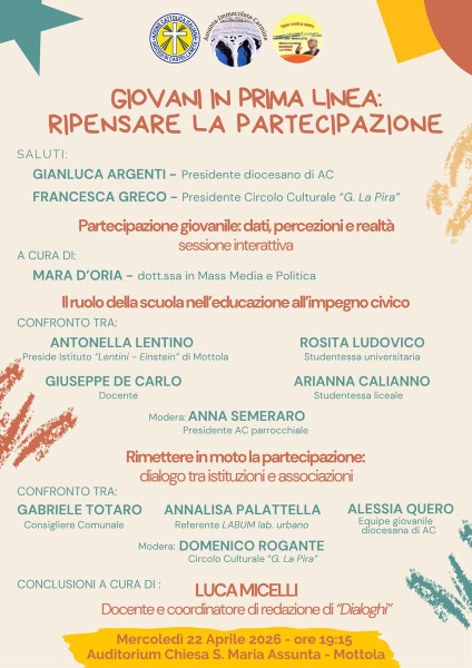 Giovani in prima linea: ripensare la partecipazione