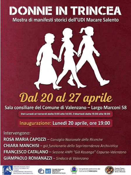 Donne in Trincea: mostra dei manifesti storici dell’UDI Macare Salento