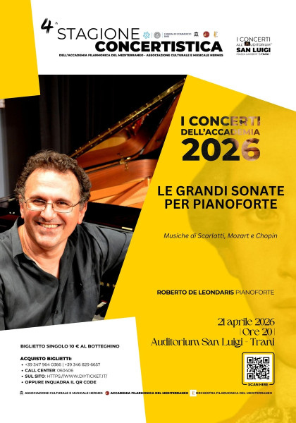 Roberto De Leonardis e le grandi Sonate per pianoforte