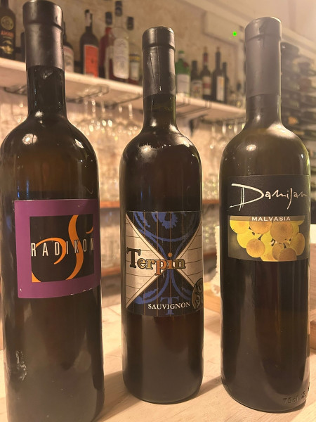 Degustazione vini bianchi friulani