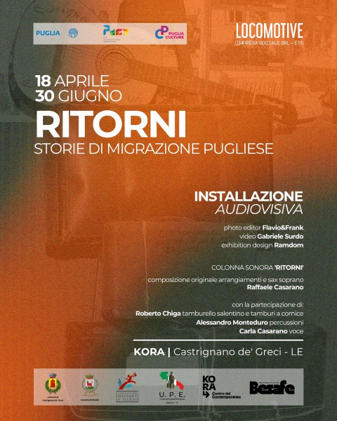 Migrazioni pugliesi, la memoria diventa racconto con Ritorni