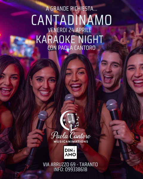 CantaDinamo - Karaoke Night con Paola Cantoro
