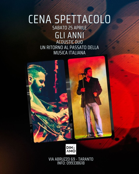 Gli Anni - Duo Acustico on Saturday Live