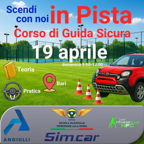 Bari, all'Angiulli un corso di "Guida Sicura" promosso da Scuola Nazionale Istruzione alla Guida