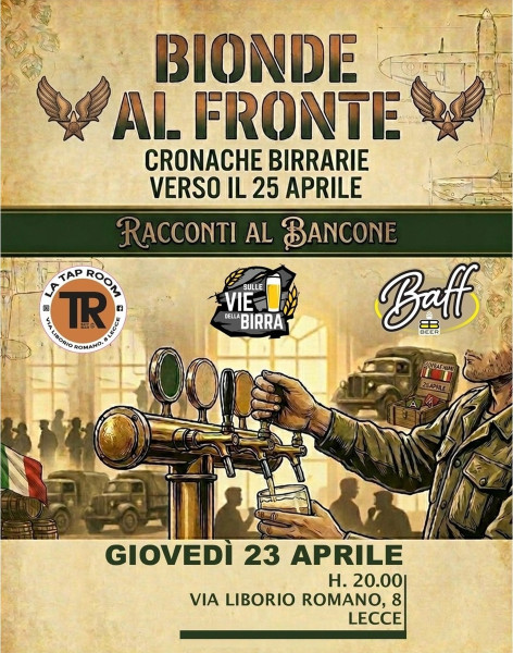 Bionde al fronte. Cronache birrarie verso il 25 aprile