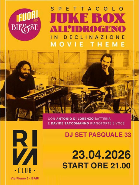 Juke Box all'Idrogeno - Antonio Di Lorenzo e Davide Saccomanno in declinazione Movie Theme