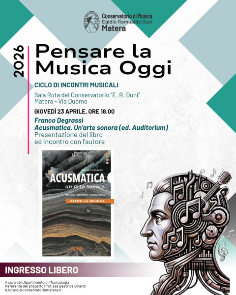 Pensare la Musica Oggi - Franco Degrassi