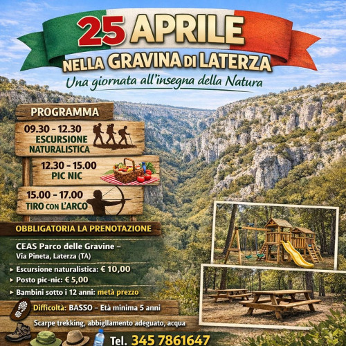 25 Aprile nella Gravina di Laterza