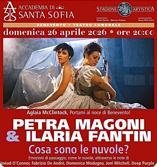 "ACCADEMIA DI SANTA SOFIA" - BENEVENTO -  Petra Magoni e Ilaria Fantin: Un Viaggio sonoro tra Tradizione e Temporaneità