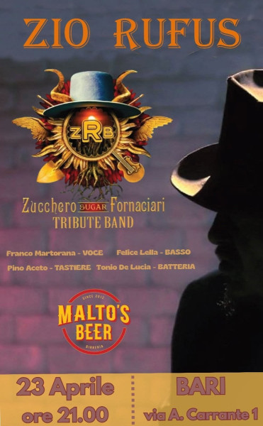Zio Rufus tribute band ZUCCHERO