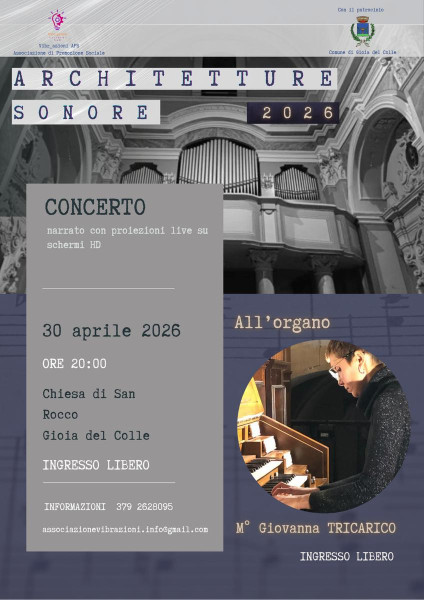 ARCHITETTURE SONORE Storia e identità nel patrimonio organario di Gioia del Colle