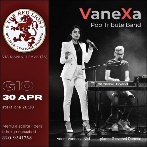 Vanexa Live Dinner Show al Red Lion Sava