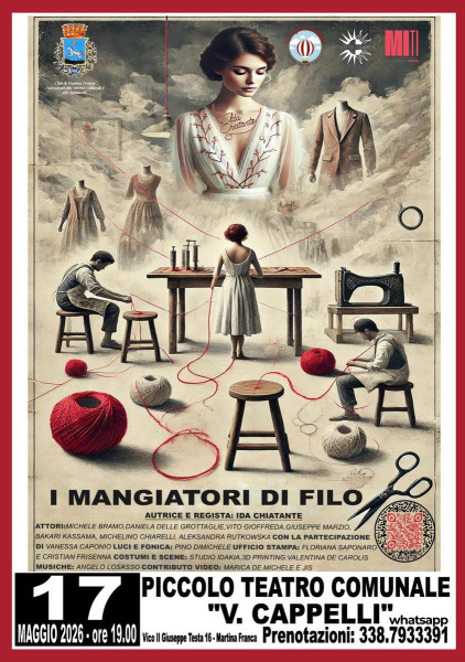 I MANGIATORI DI FILO -  Il teatro che racconta l’anima delle botteghe sartoriali