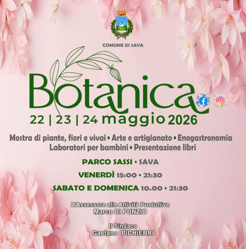 BOTANICA SAVA III EDIZIONE