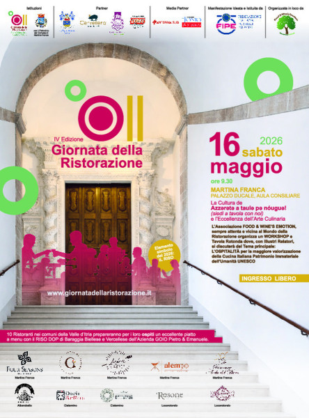 GIORNATA DELLA  RISTORAZIONE  2026