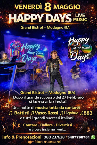 Happy Days Music Band live