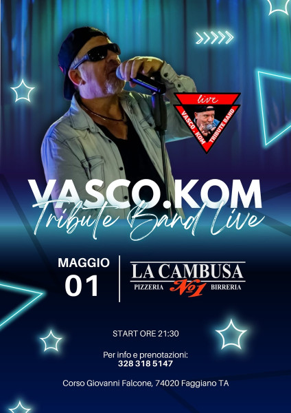 1 Maggio Cambusa Pub Faggiano - Vasco.kom LIVE