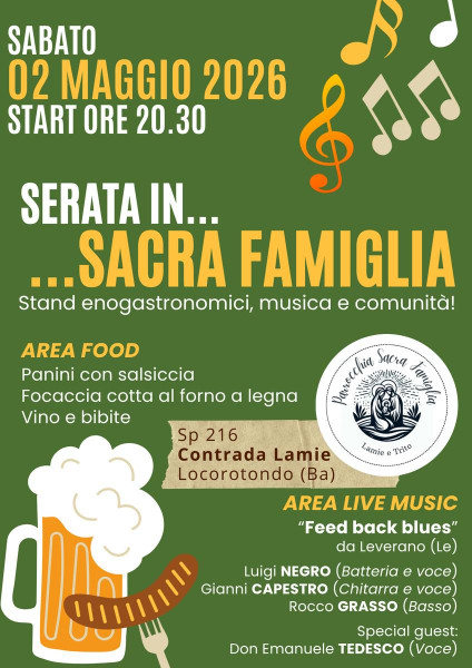 Serata in.....Sacra Famiglia