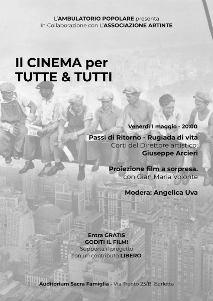 IL CINEMA PER TUTTE E TUTTI