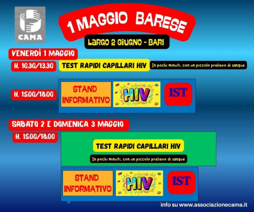 Il CAMA al Primo Maggio Barese