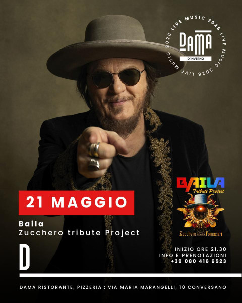 Baila - Zucchero tribute project live at Dama