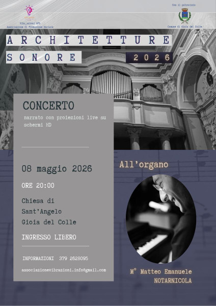 Architetture Sonore: il "decano" degli organi di Gioia del Colle risuona a Sant’Angelo