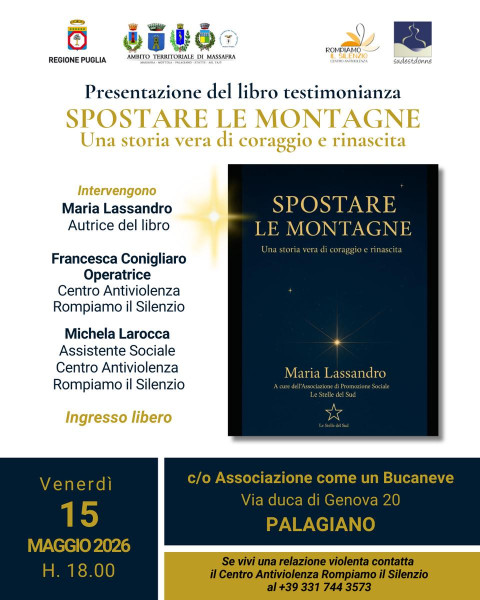 Presentazione del libro "Spostare le montagne"