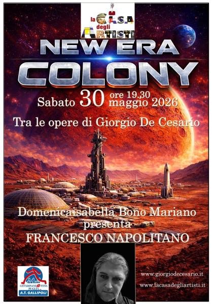 La letteratura fanta-scientifica:  New  Era Colony di Francesco Napolitano