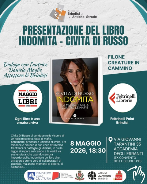 Maggio dei Libri: Presentazione "INDOMITA - la mia battaglia contro le mafie"