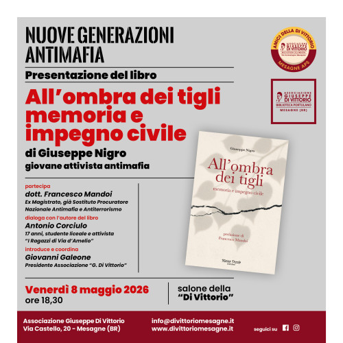 All'ombra dei tigli, memoria e impegno civile di Giuseppe Nigro