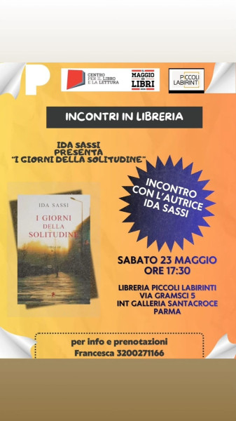 Ida Sassi presenta "I giorni della solitudine"