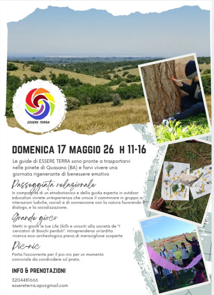 Passeggiata relazionare con Essere Terra APS