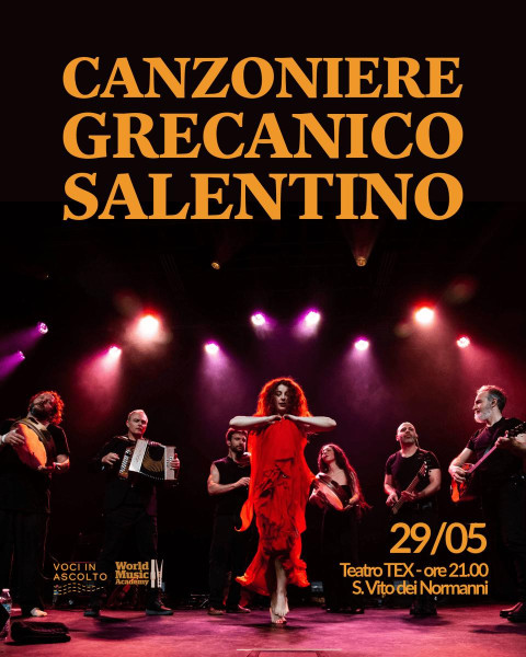 Canzoniere Grecanico Salentino per Voci in Ascolto 2026