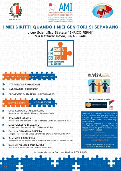 "I MIEI DIRITTI QUANDO I MIEI GENITORI SI SEPARANO"