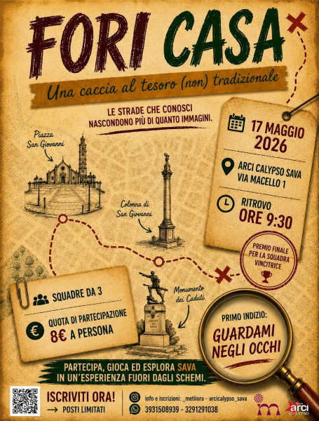 Fori Casa - una caccia al tesoro (non) tradizionale