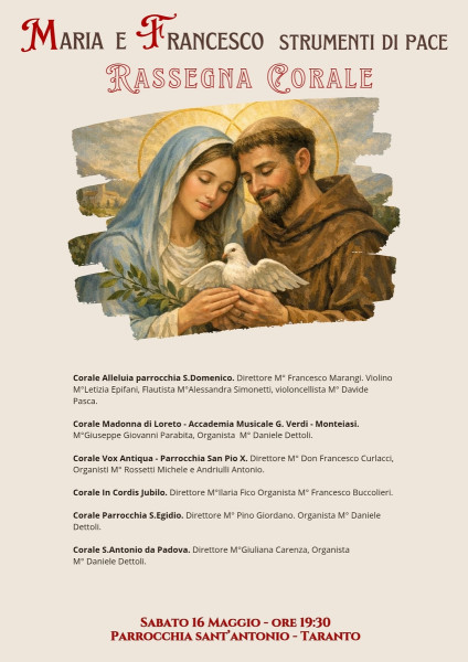 Maria e Francesco: strumenti di pace