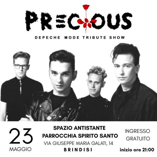 PRECIOUS tributo ai Depeche Mode live gratuito a Brindisi