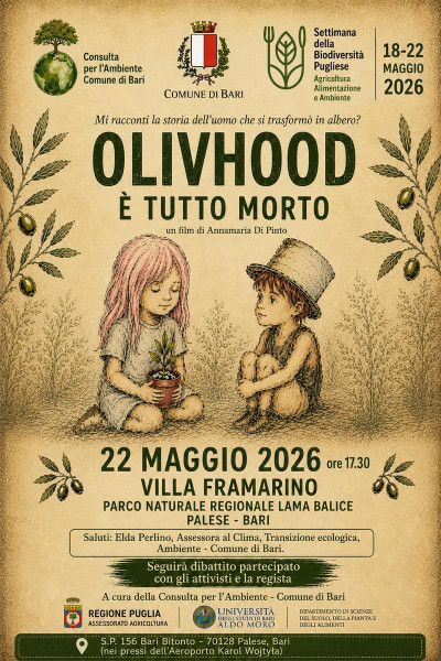 Olivhood il film. Settimana della biodiversità pugliese